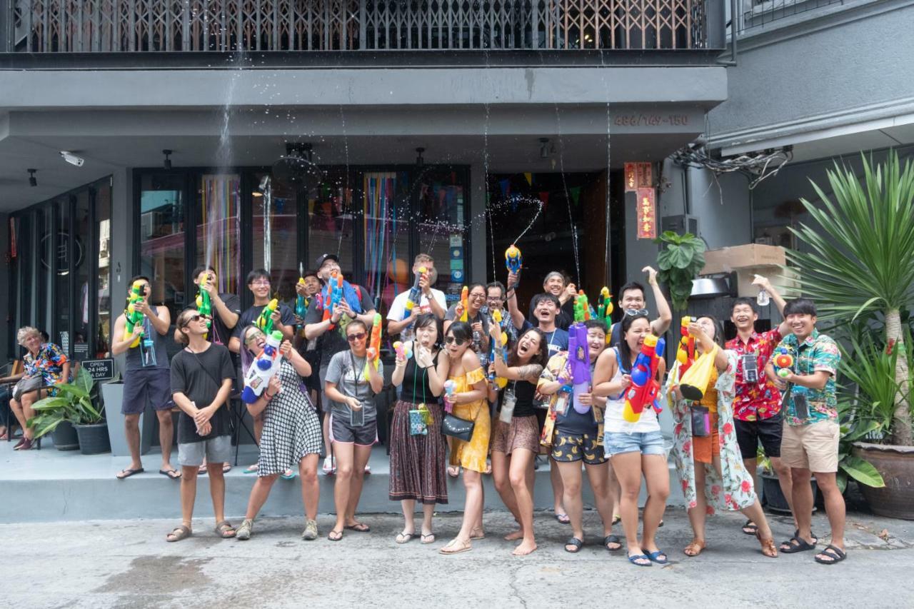 Bed Station Hostel Ratchthewi Bangkok Kültér fotó
