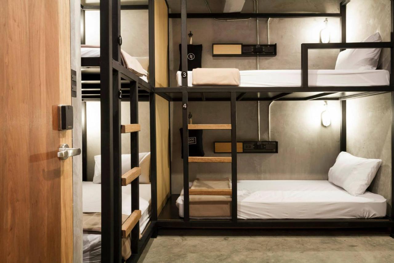 Bed Station Hostel Ratchthewi Bangkok Kültér fotó